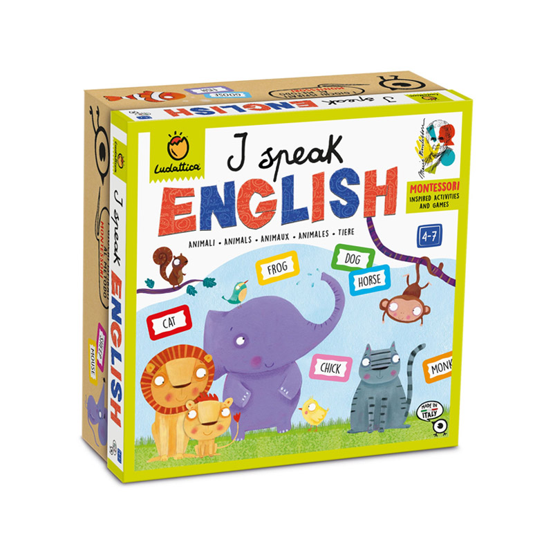 Juego Montessori I Speak English