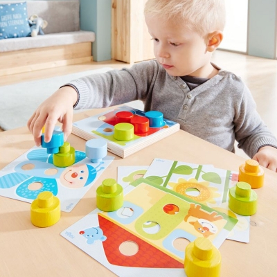 Juego para Ensartar: Mundo de Colores Juego para Ensartar: Mundo de Colores