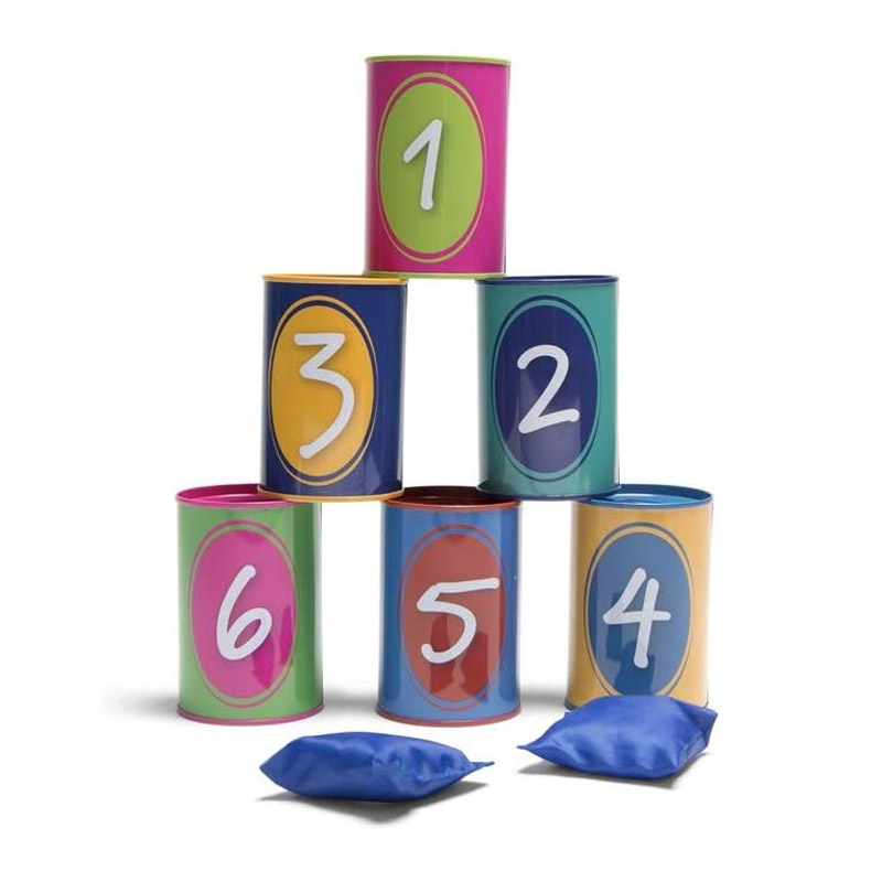 Juego Puntería Latas Animales