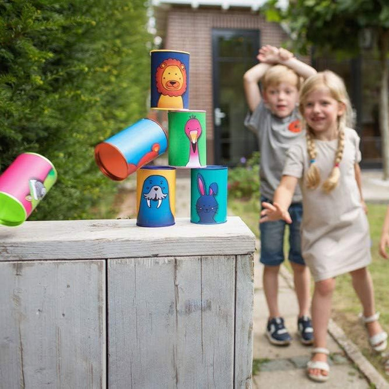 Juego Puntería Latas Animales