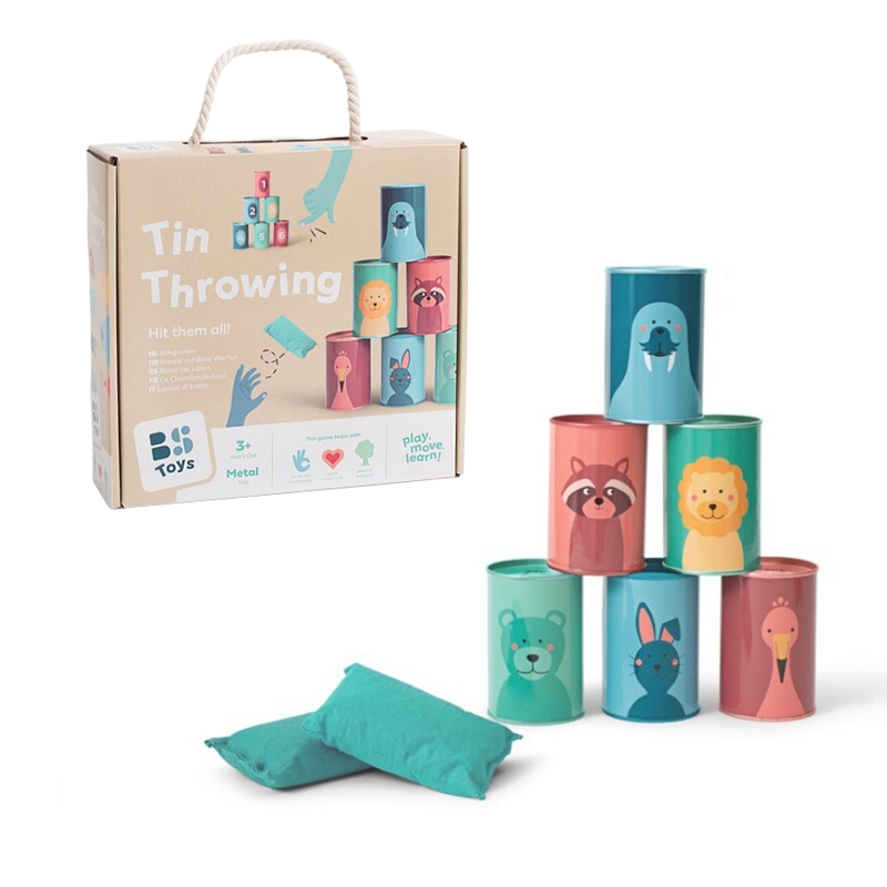 Jogo de Pontaria Latas Animais
