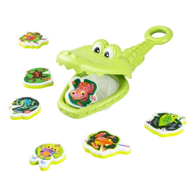 Cocodrilo de baño atrapa ranas Croc Chasey de Tiger Tribe