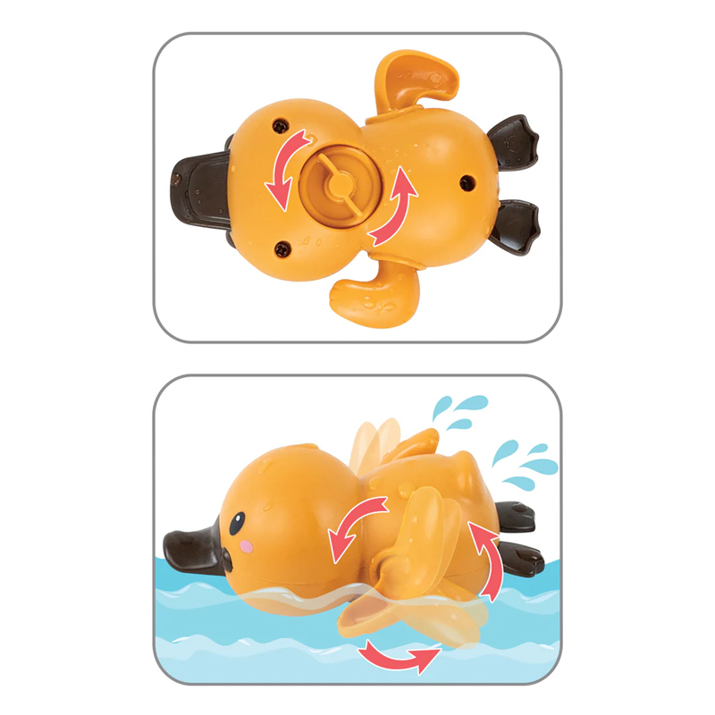 Ornitorrincos de baño a cuerda Bath Racers de Tiger Tribe