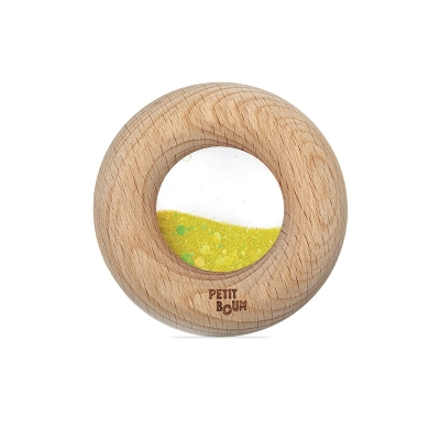 Sonajero Sensorial Calm Donut Amarillo 