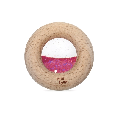 Sonajero Sensorial Calm Donut Rosa 