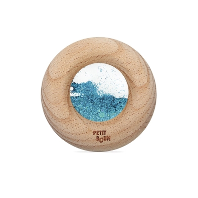 Sonajero Sensorial Calm Donut Turquesa 