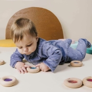 Sonajero Sensorial Calm Donut Verde