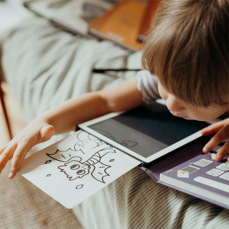 Kidydraw Mini Drawing Tablet Dinos