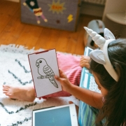Kidydraw Mini Tableta de Dibujo Mascotas