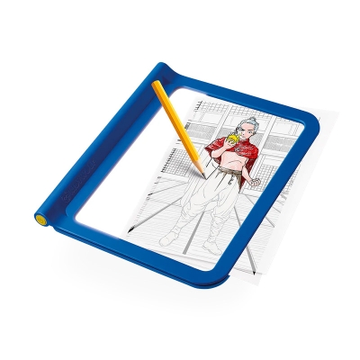 Kidydraw-Pro Tableta Luminosa Azul