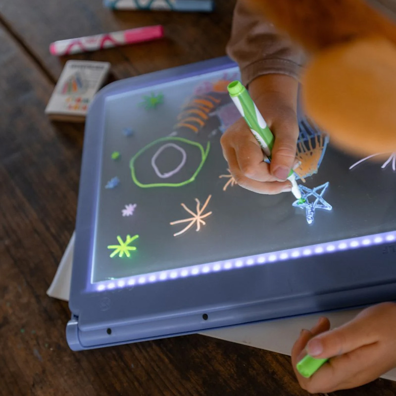 Kidydraw-Pro Tableta Luminosa Azul