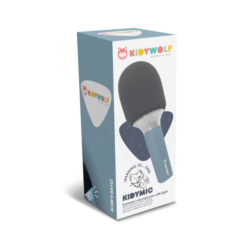 Kidymic Micrófono Azul