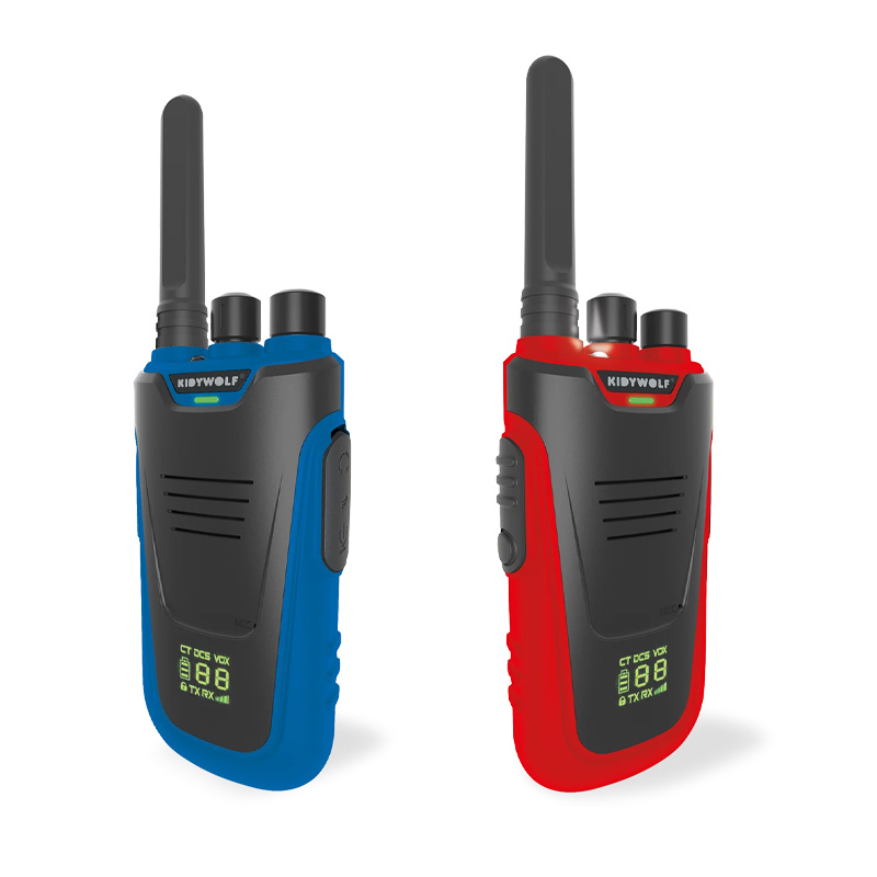 Kidytalk Walkie-talkies Azul y Rojo