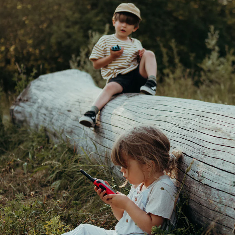 Kidytalk Walkie-talkies Azul y Rojo