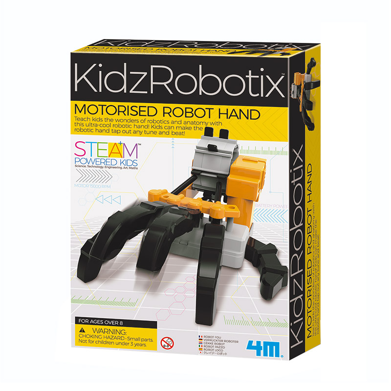 KidzRobotix: Mano Robótica Motorizada