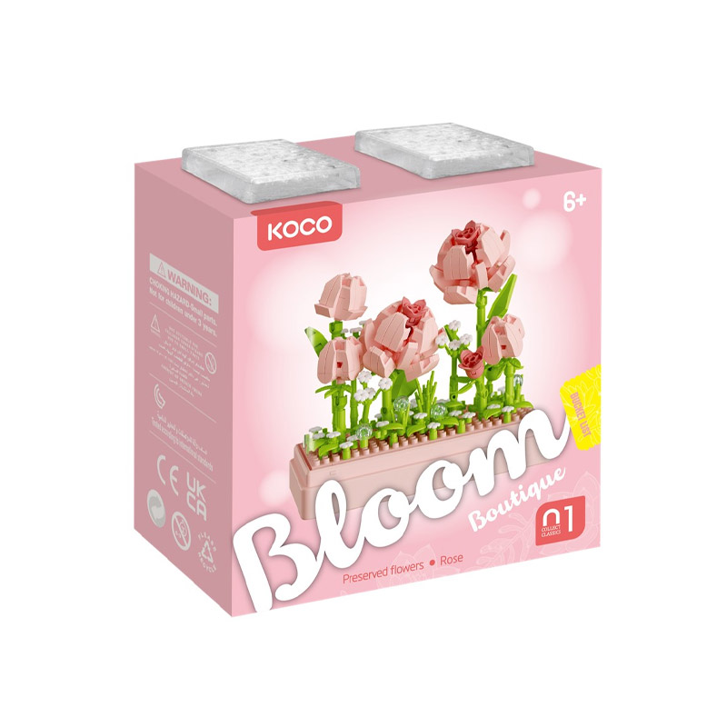 Koco Fresh Flower Rosa 349 peças