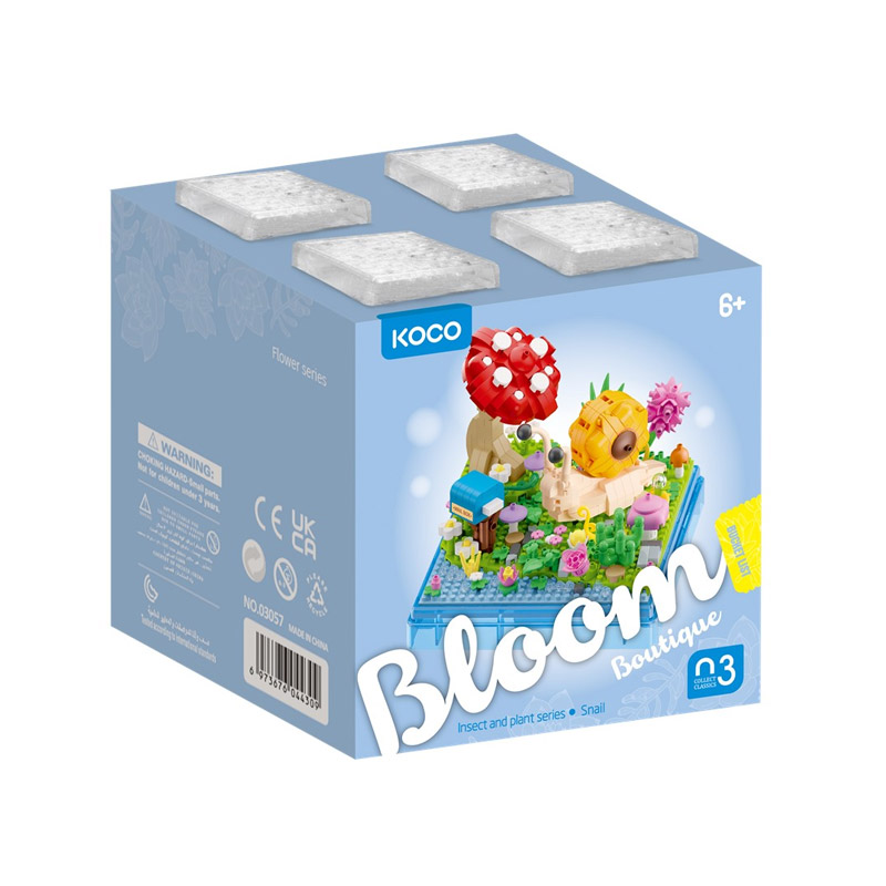 Koco Inseto e planta Caracol 471 peças