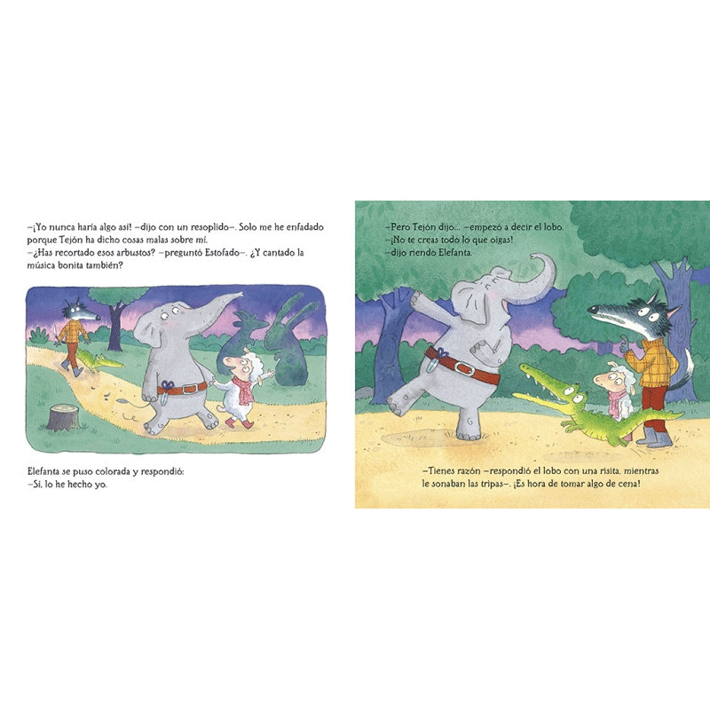 La elefanta que vino a cenar