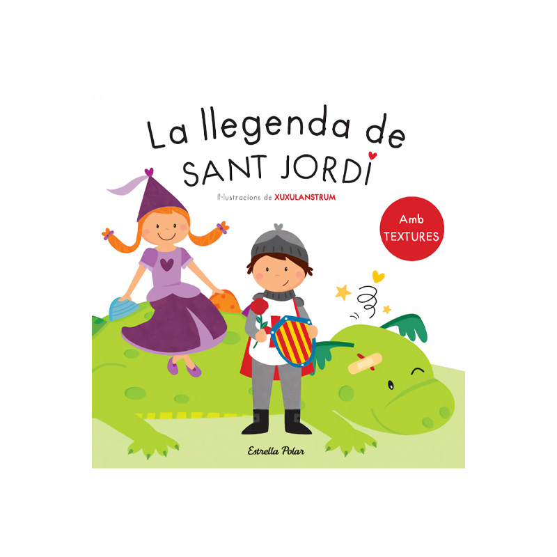 La Llegenda de Sant Jordi amb textures