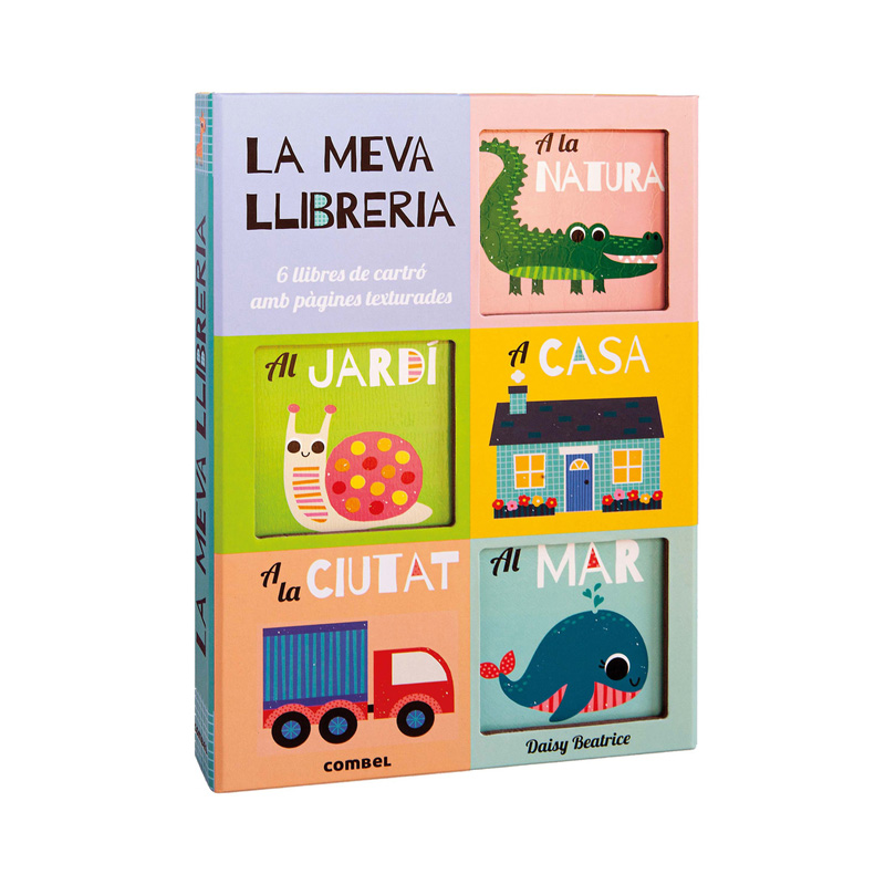 La Meva Llibreria: 6 llibres de cartró amb pàgines texturades