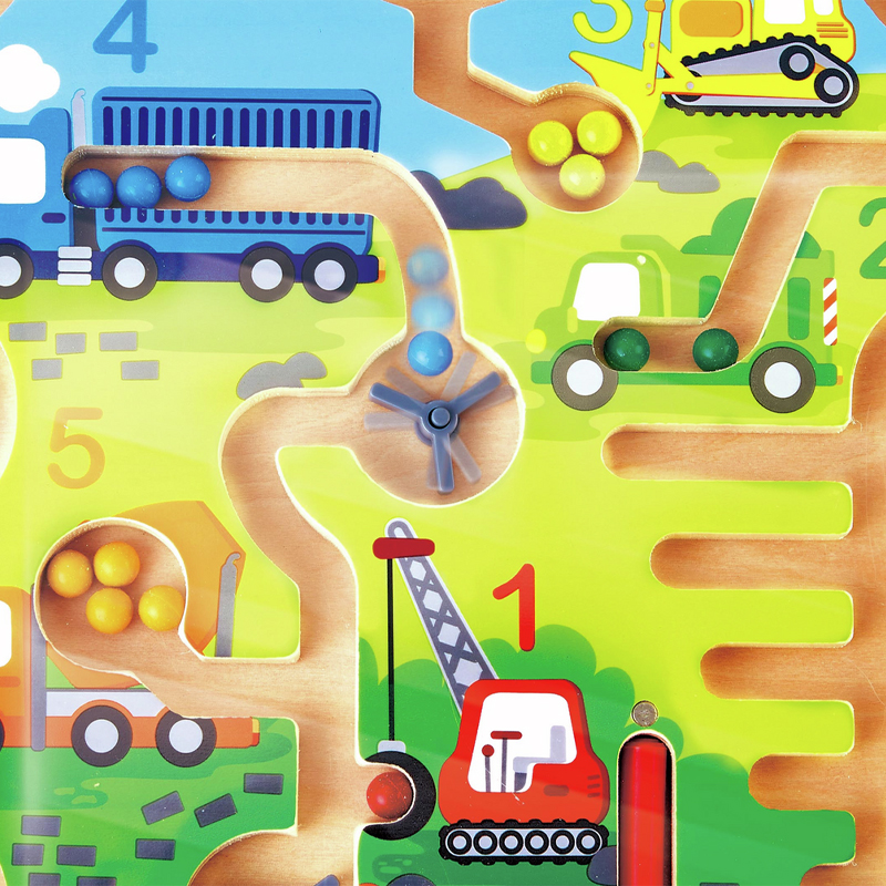 Labirinto Magnético Construção e Números