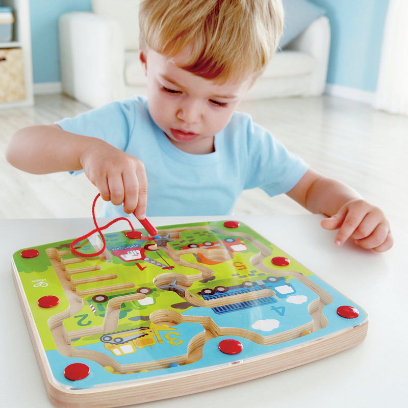 Labirinto Magnético Construção e Números