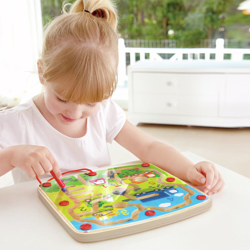 Labirinto Magnético Construção e Números