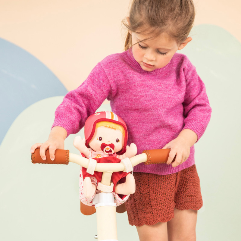 Lena Muñeca con Asiento para Bicicleta