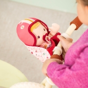 Lena Muñeca con Asiento para Bicicleta