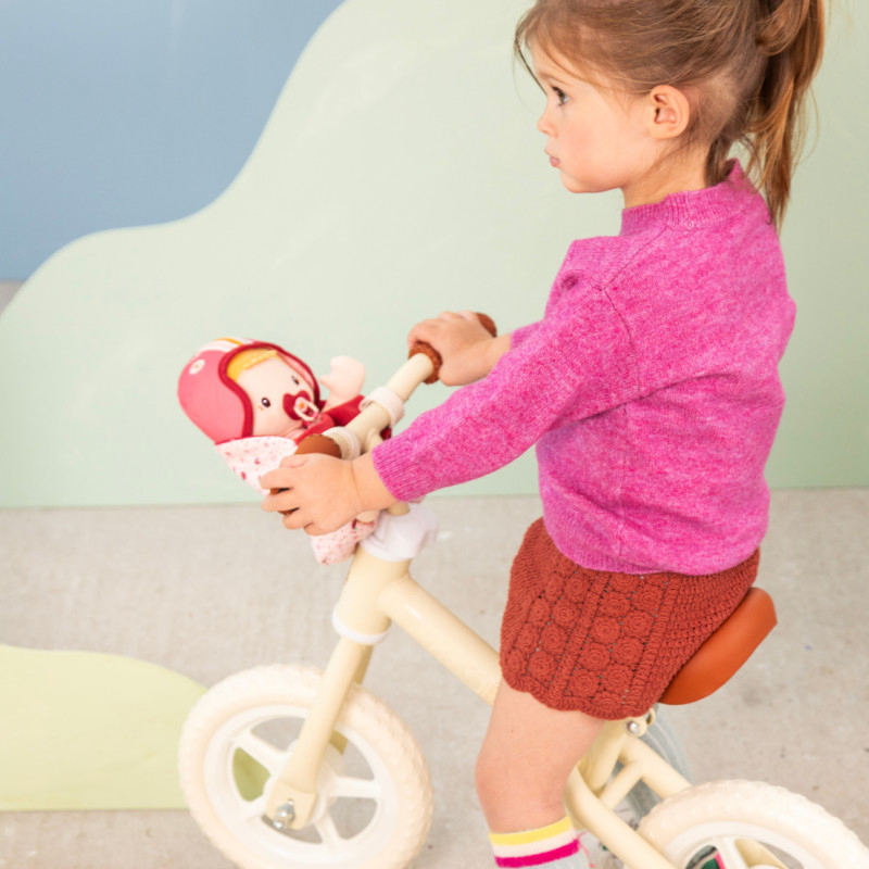 Lena Muñeca con Asiento para Bicicleta