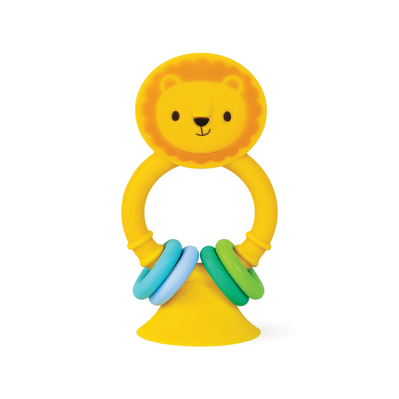 Leão de silicone Buddy para cadeira alta