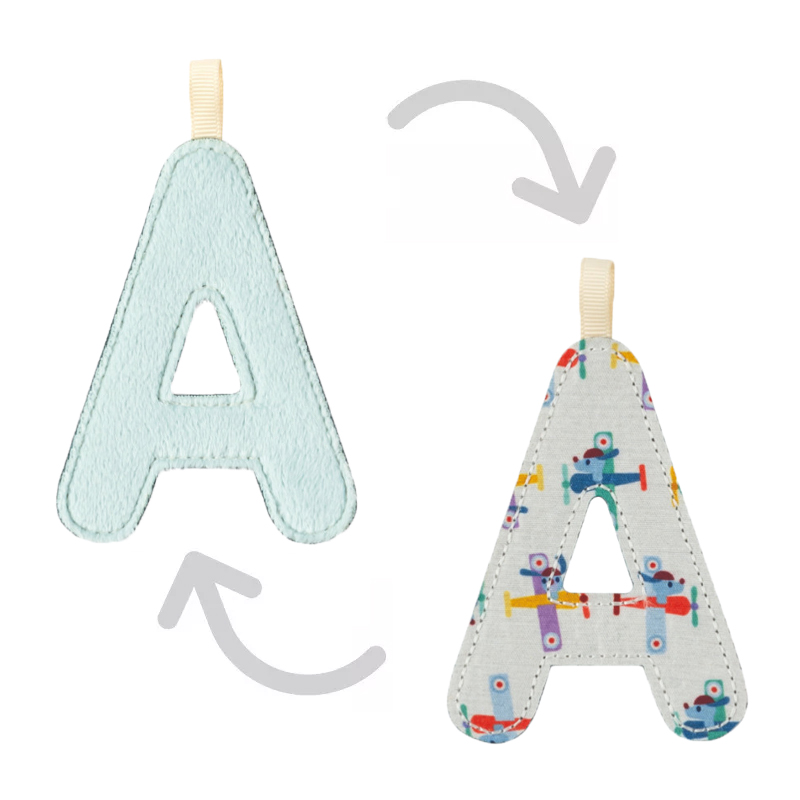 Letra A Azul Fosforescente Lilliputiens