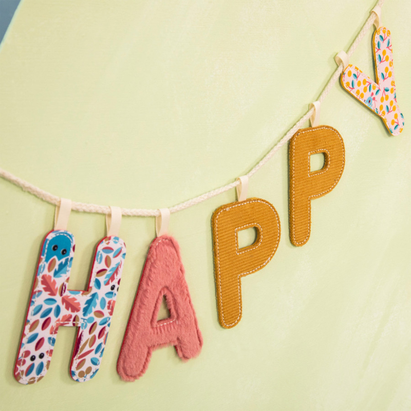 Letra A Rosa Fosforescente Lilliputiens