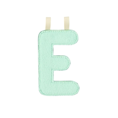 Letra E Azul Fosforescente Lilliputiens