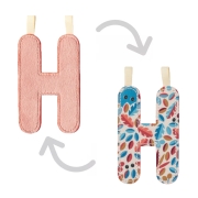 Letra H Fosforescente Lilliputiens