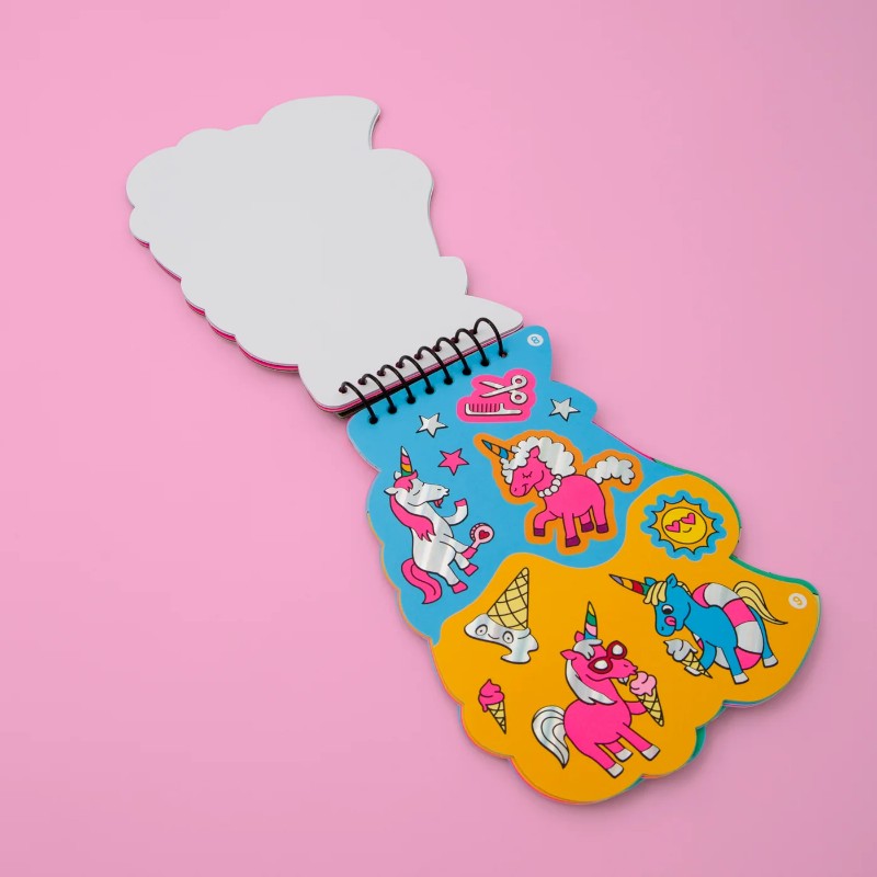 Libreta OMY De Pegatinas Unicornio Lily