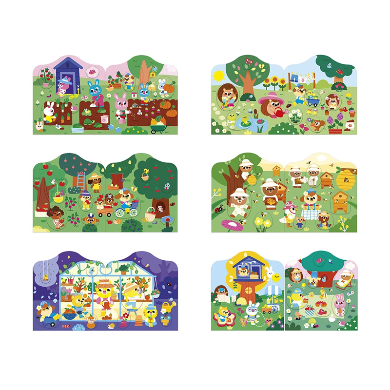 Libro de Pegatinas El Jardín