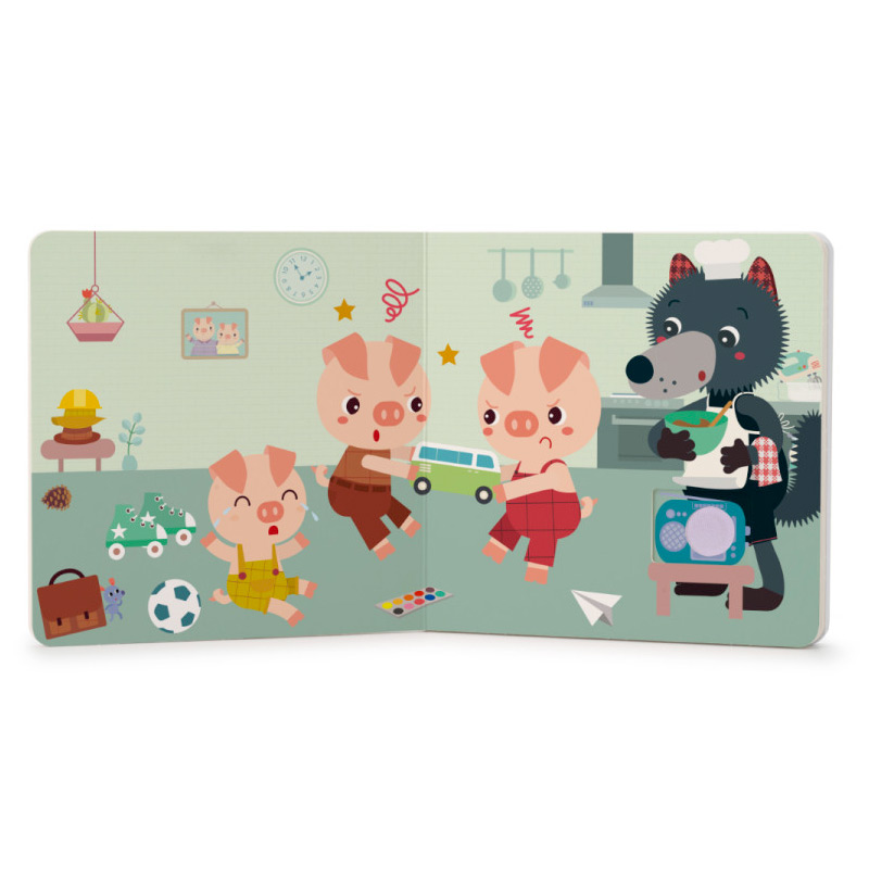 Livro de Sons e Texturas Sweet Louis