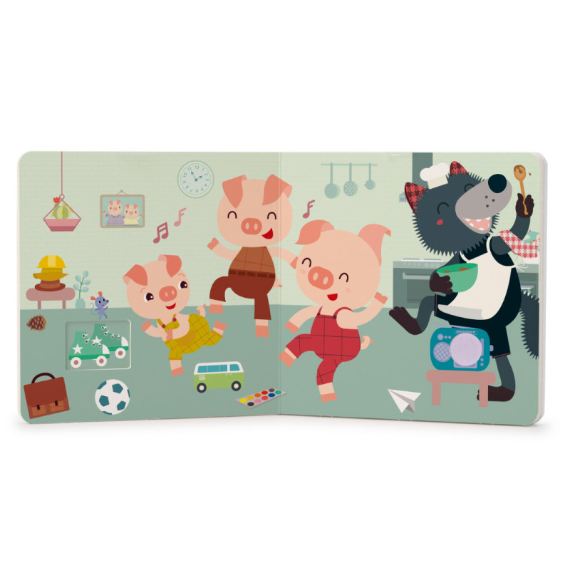 Livro de Sons e Texturas Sweet Louis