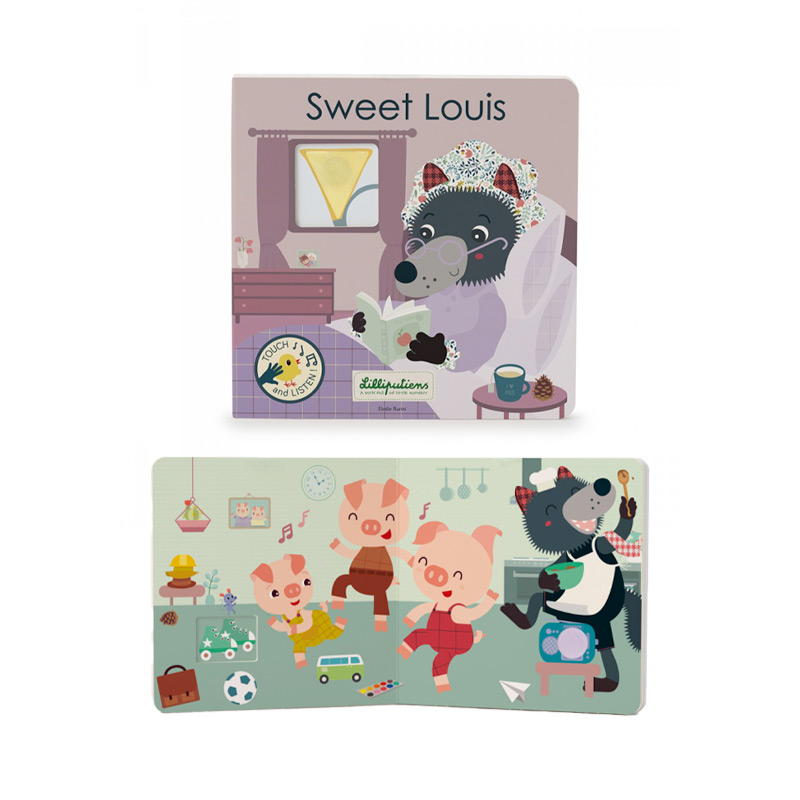 Livro de Sons e Texturas Sweet Louis