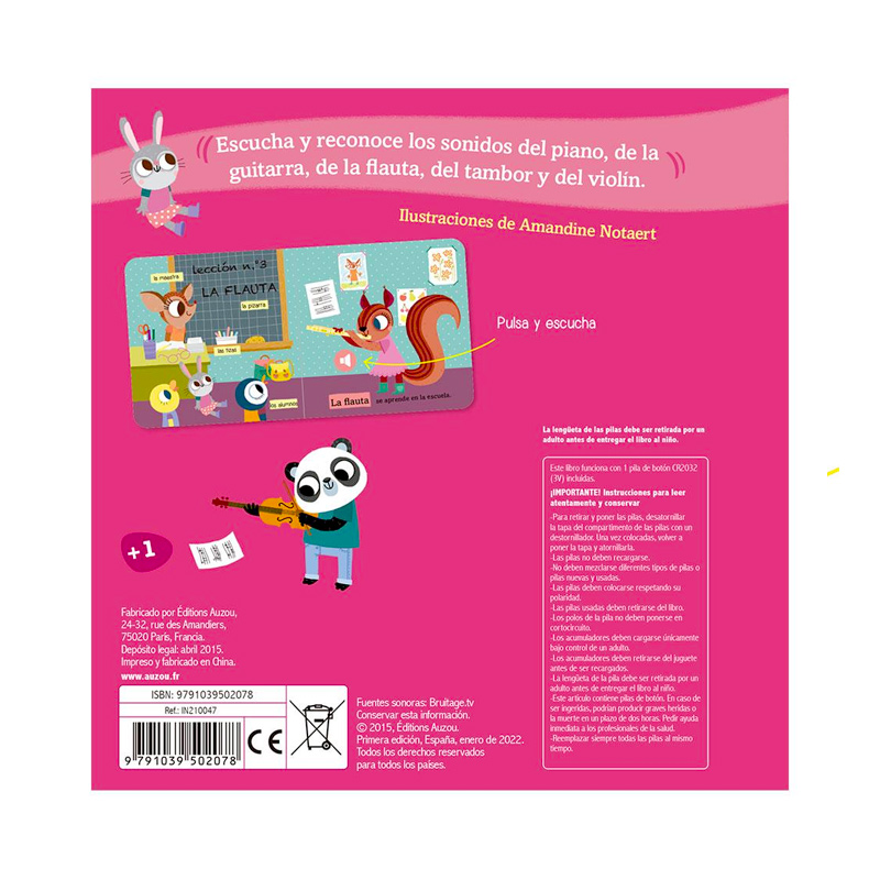 Libro de Sonidos: Los Instrumentos de Música