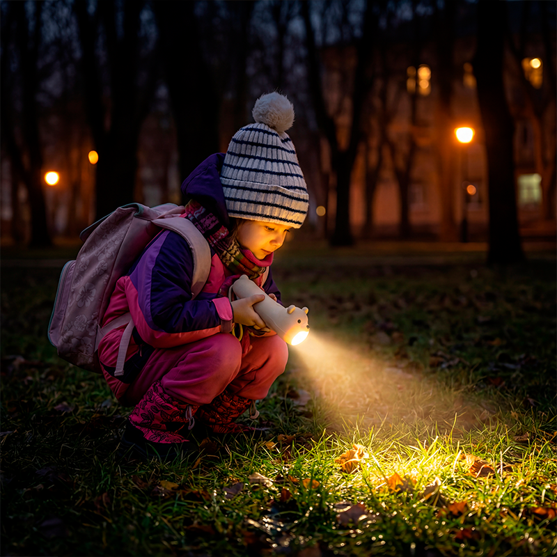 Linterna de Silicona Oso