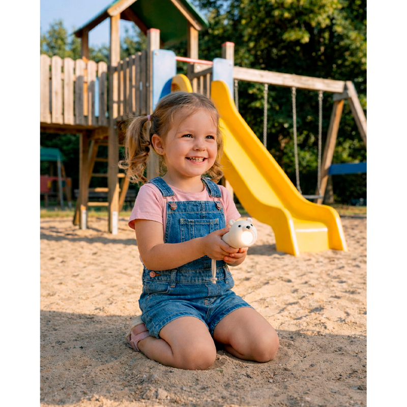 Linterna de Silicona Oso