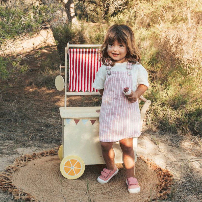 Zapatillas de lona Canvas Velcro Rosa