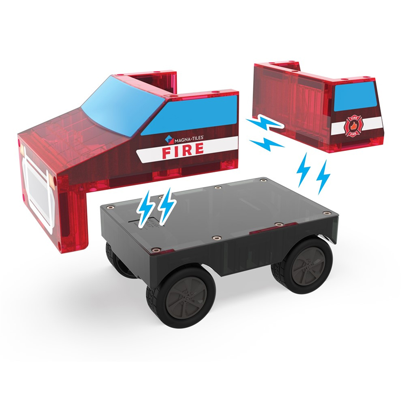 Magna-Tiles Fire Rescue Set 27 piezas