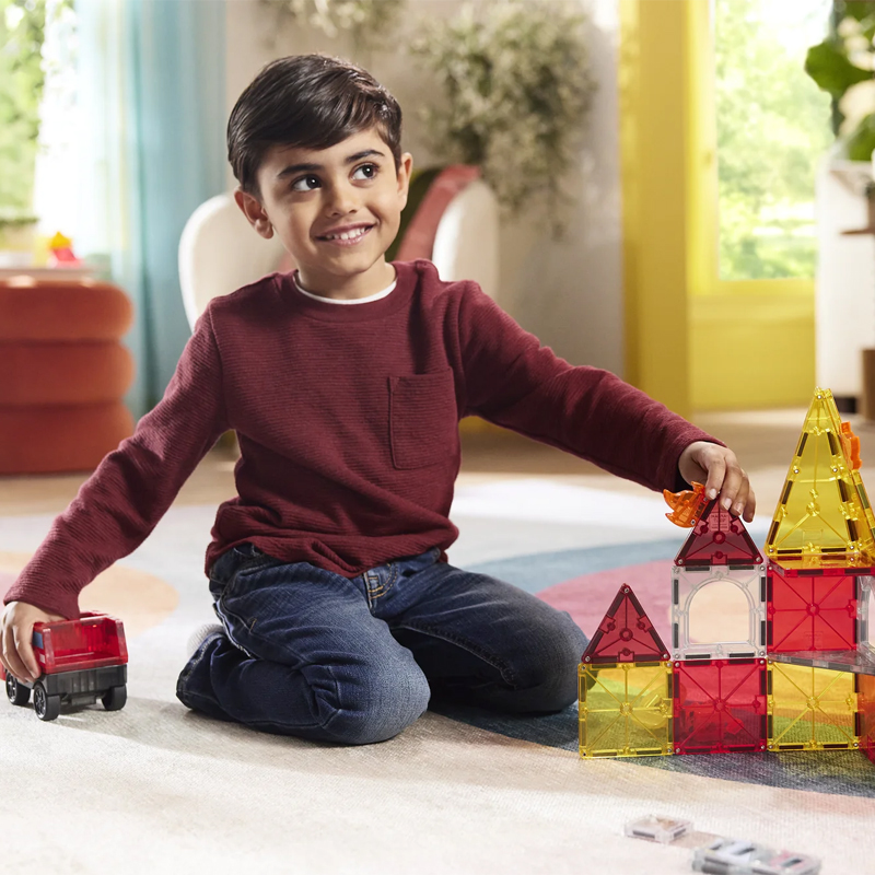 Magna-Tiles Fire Rescue Set 27 piezas