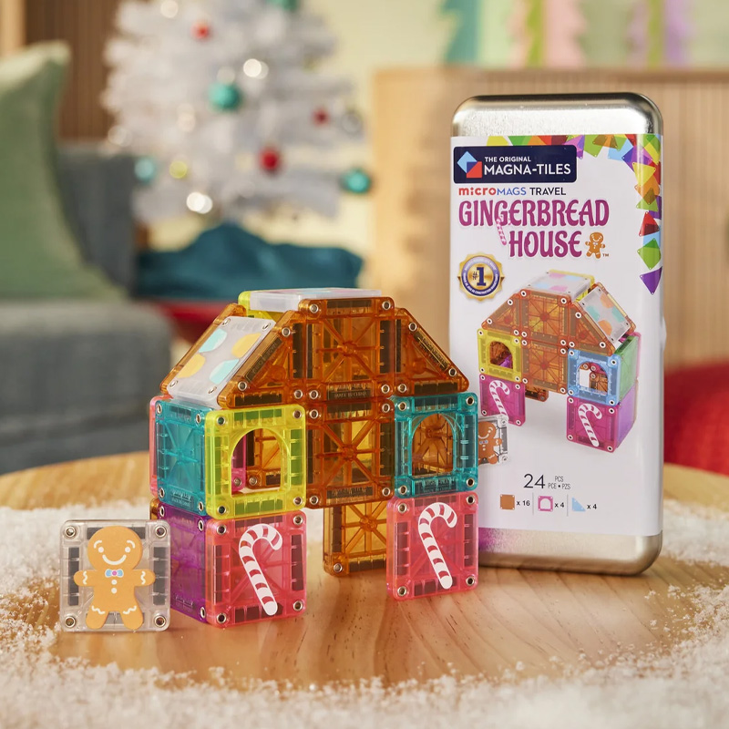 MicroMags Gingerbread House Travel Set 24 Piezas