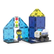 Magna-Tiles Police Patrol Set 20 piezas