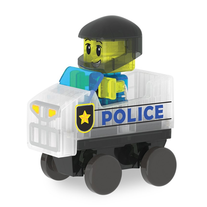 Magna-Tiles Police Patrol Set 20 piezas
