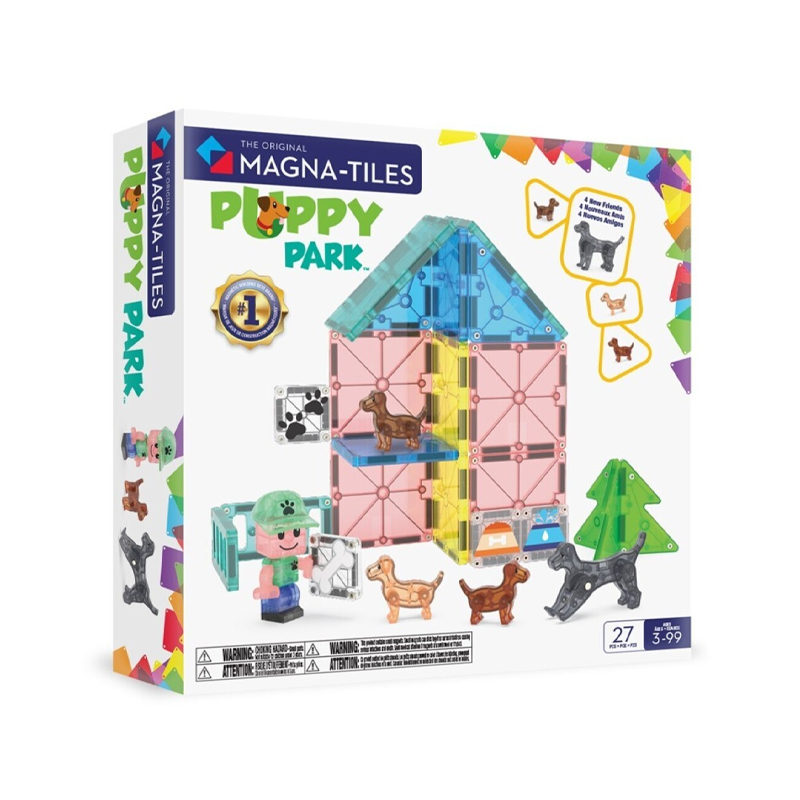 Magna-Tiles Puppy Par Set 27 piezas